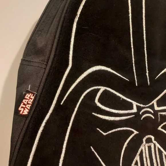 Disney Star Wars Black Darth Vader Plush Mini Bookbag/Backpack - Picture 2 of 12